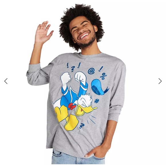 Donald Duck Long Sleeve T-Shirt for Adults - Picture 5 of 6